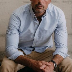 Taylor Stitch The Jack Shirt Blue Everyday Oxford Button Down Organic Cotton